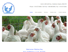 Tablet Screenshot of lakesidepoultryveterinaryservices.com